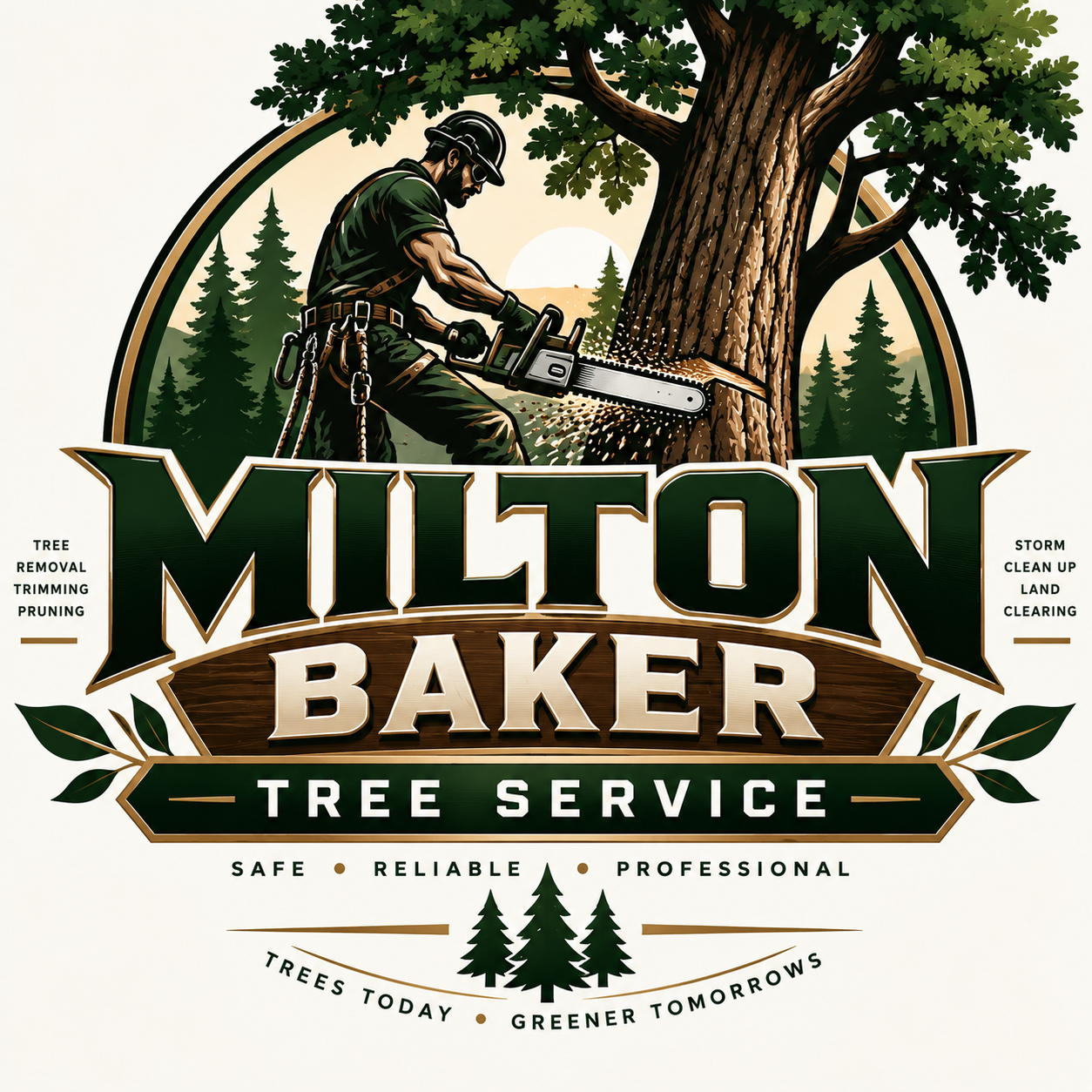 Milton Baker Tree Service logo